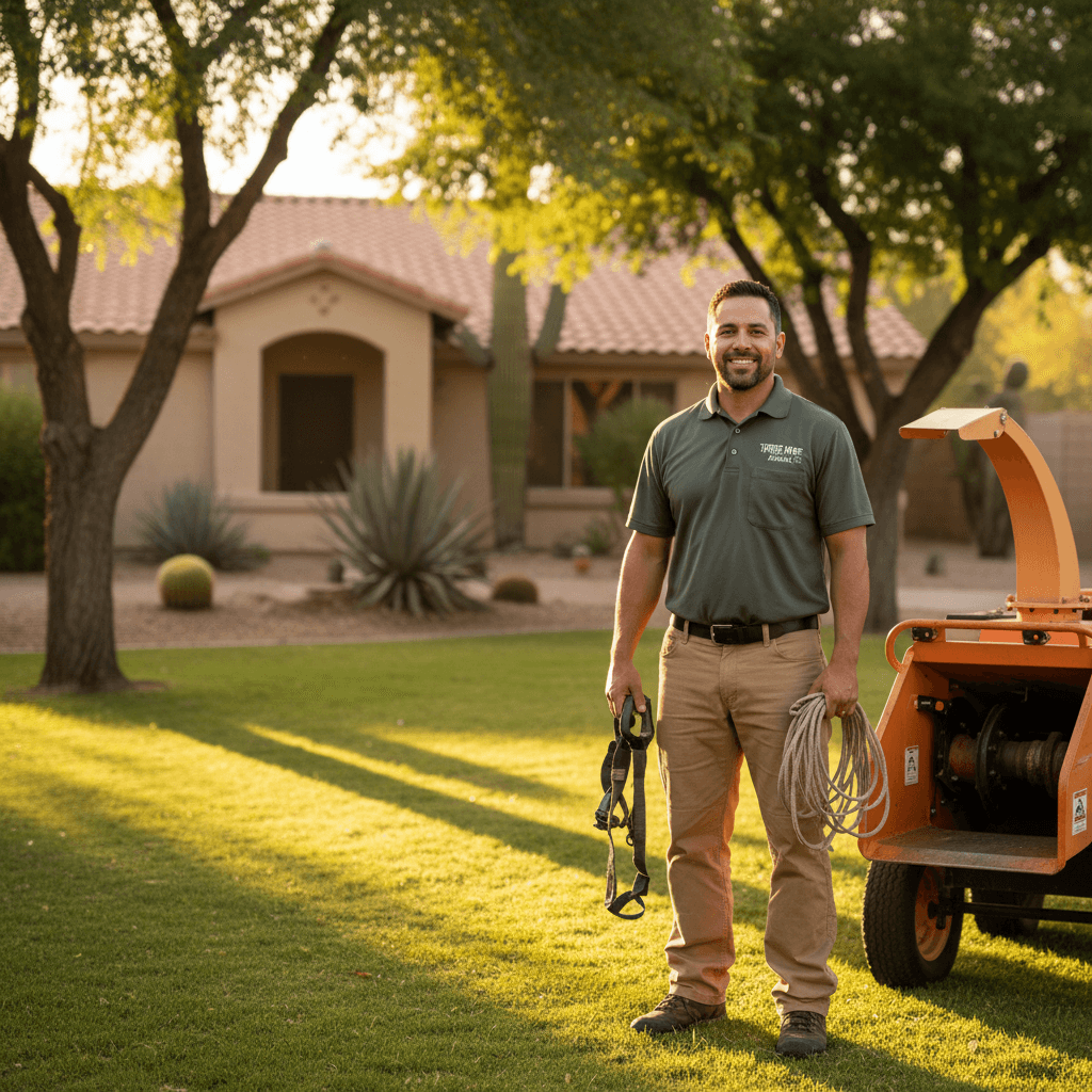 Trees by Mike Arizona arborist in Glendale residential setting